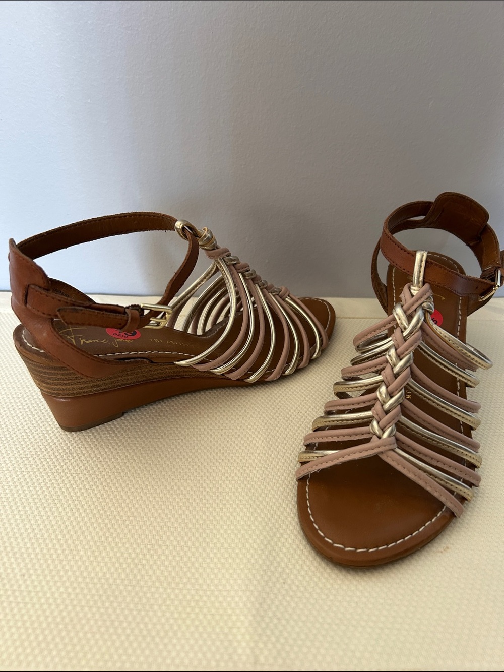 Franco Sarto Artists Collection A-Everly Wedge Sandal